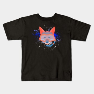 Cute Fox Scuba Diving Snorkel Ocean Swimming Gift Kids T-Shirt